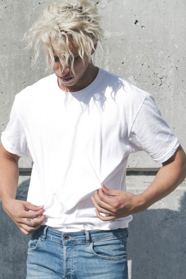 White Basic1 Oversized Tshirt