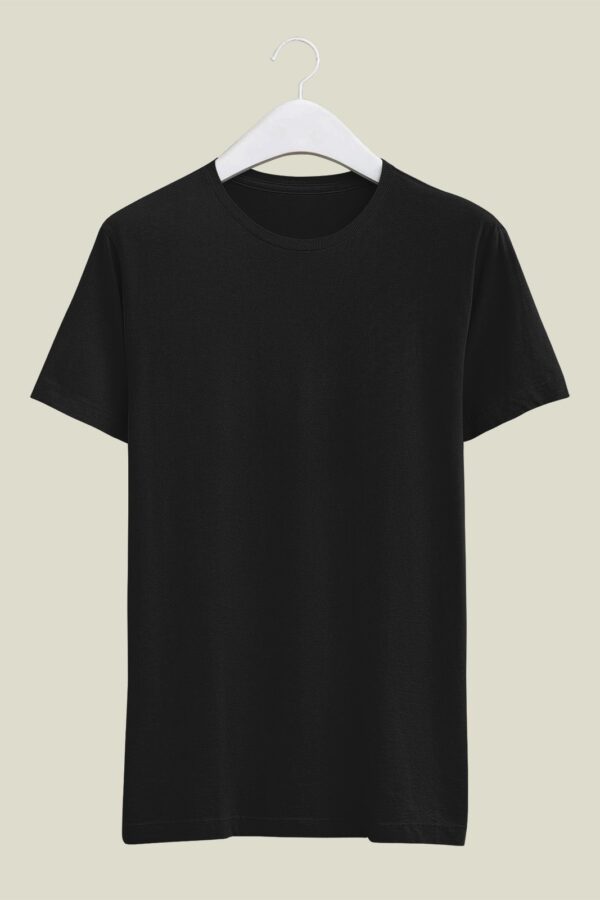 Black Basic Terry Oversized Tshirt