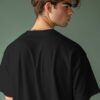 Black Basic2 Oversized Tshirt