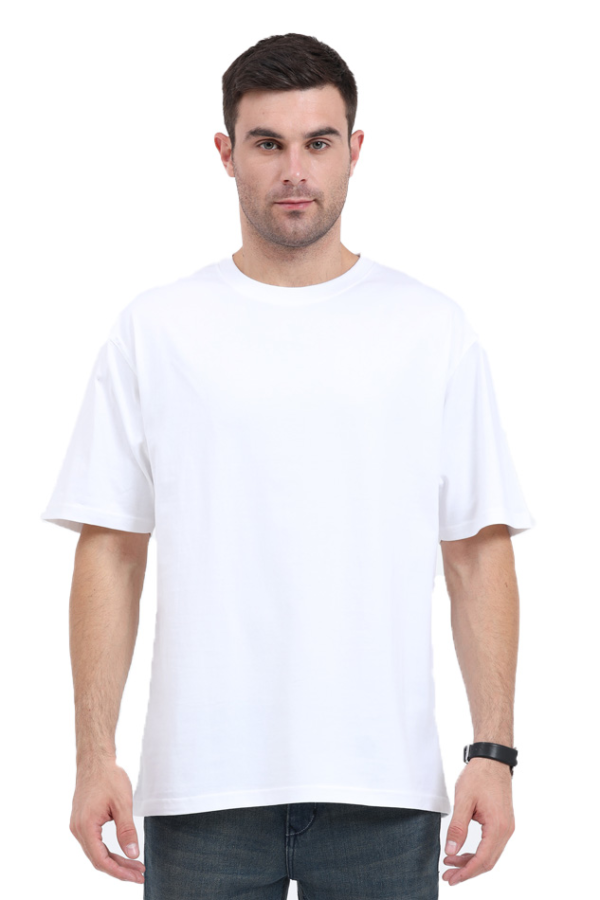 White Basic Oversized Tshirt