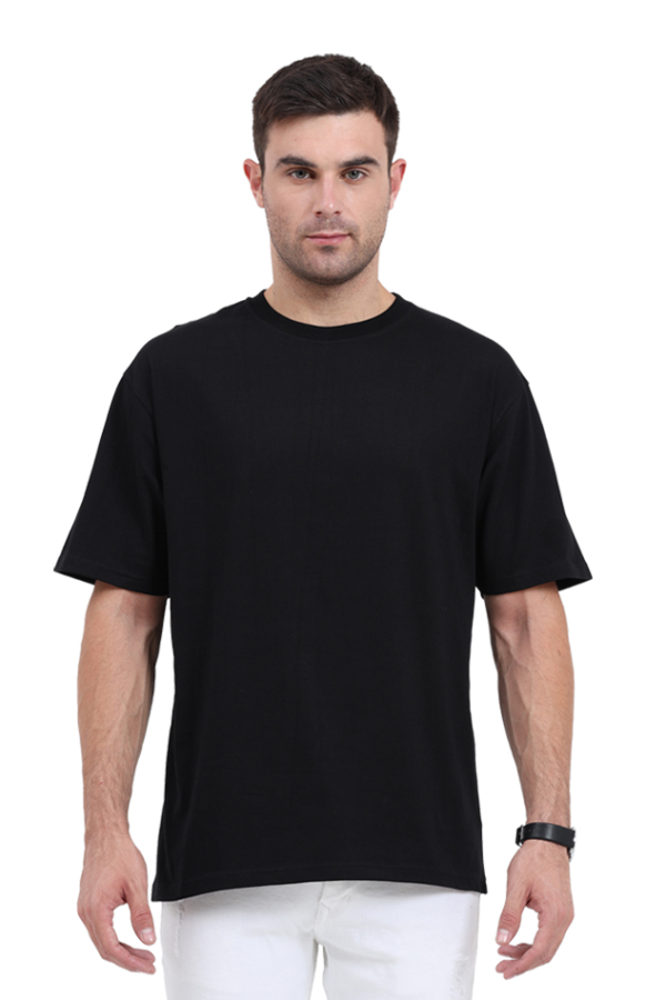 Black Basic Oversized Tshirt