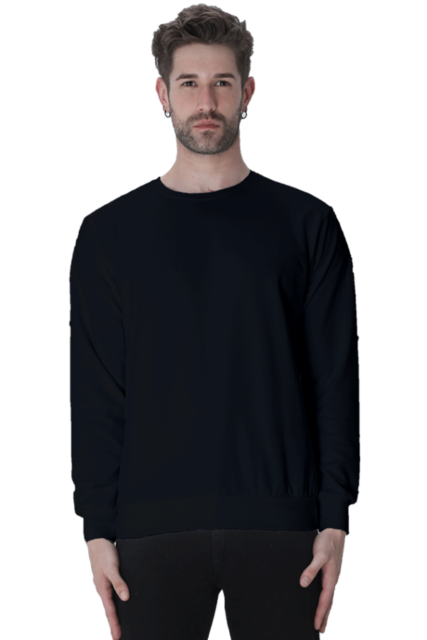 Black Basic Sweatshirt